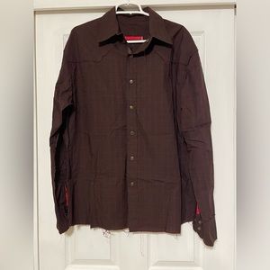 Men’s long sleeve button up